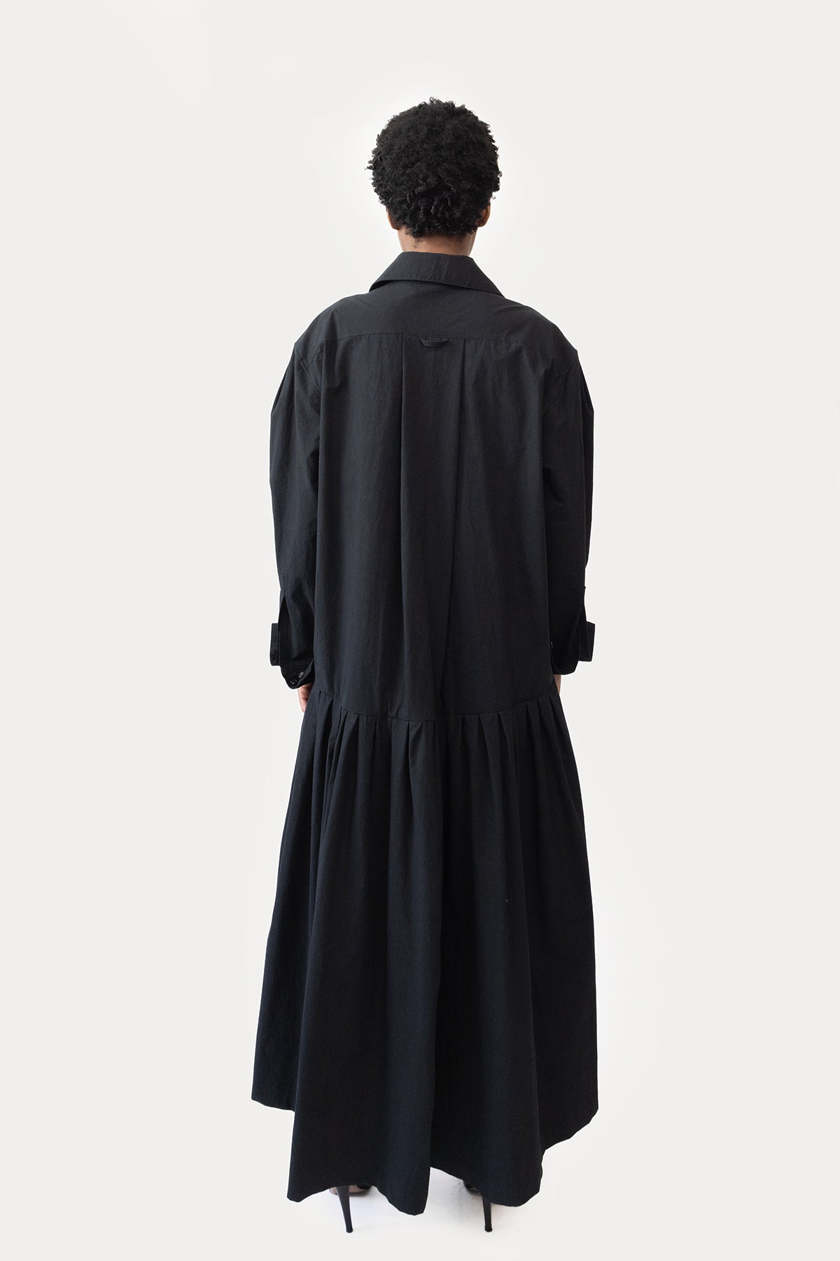 Oversize Shirt Dress in Poplin
