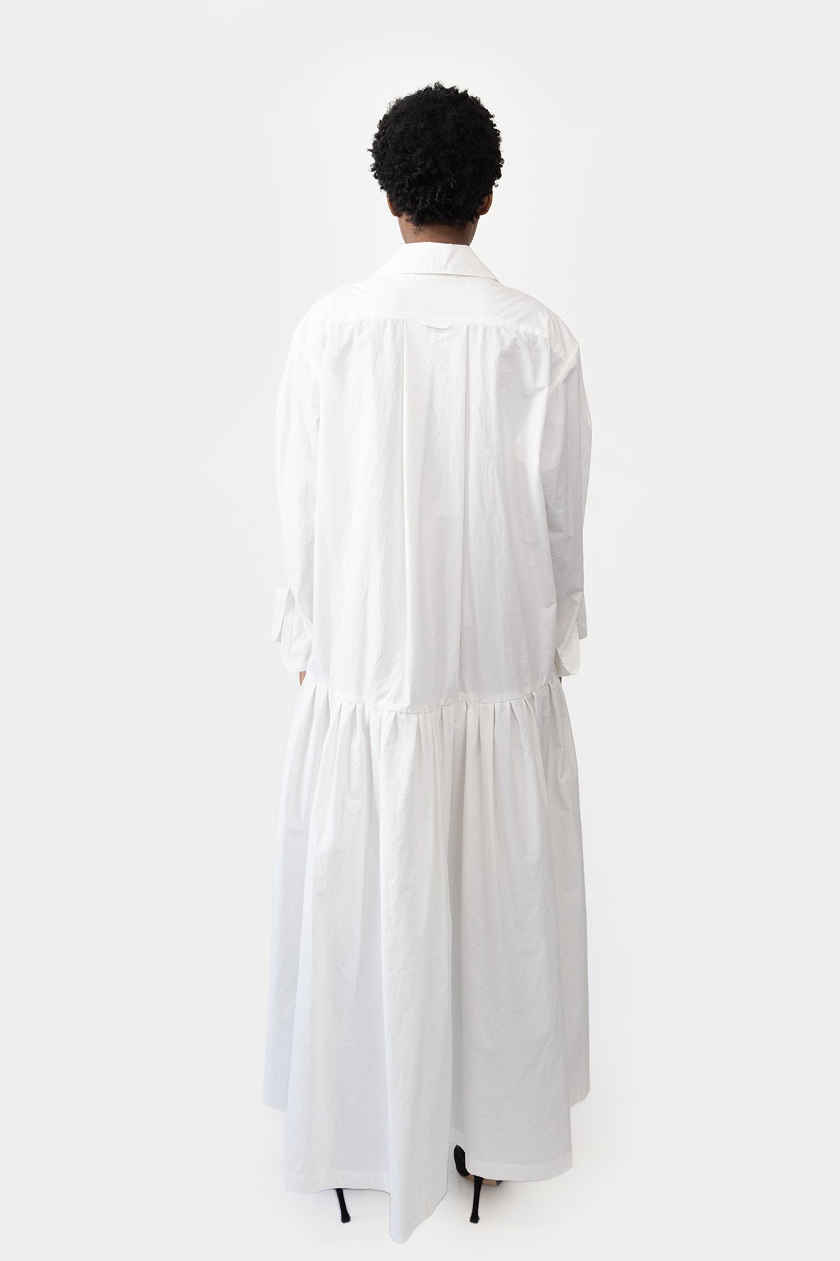Oversize Shirt Dress in Poplin