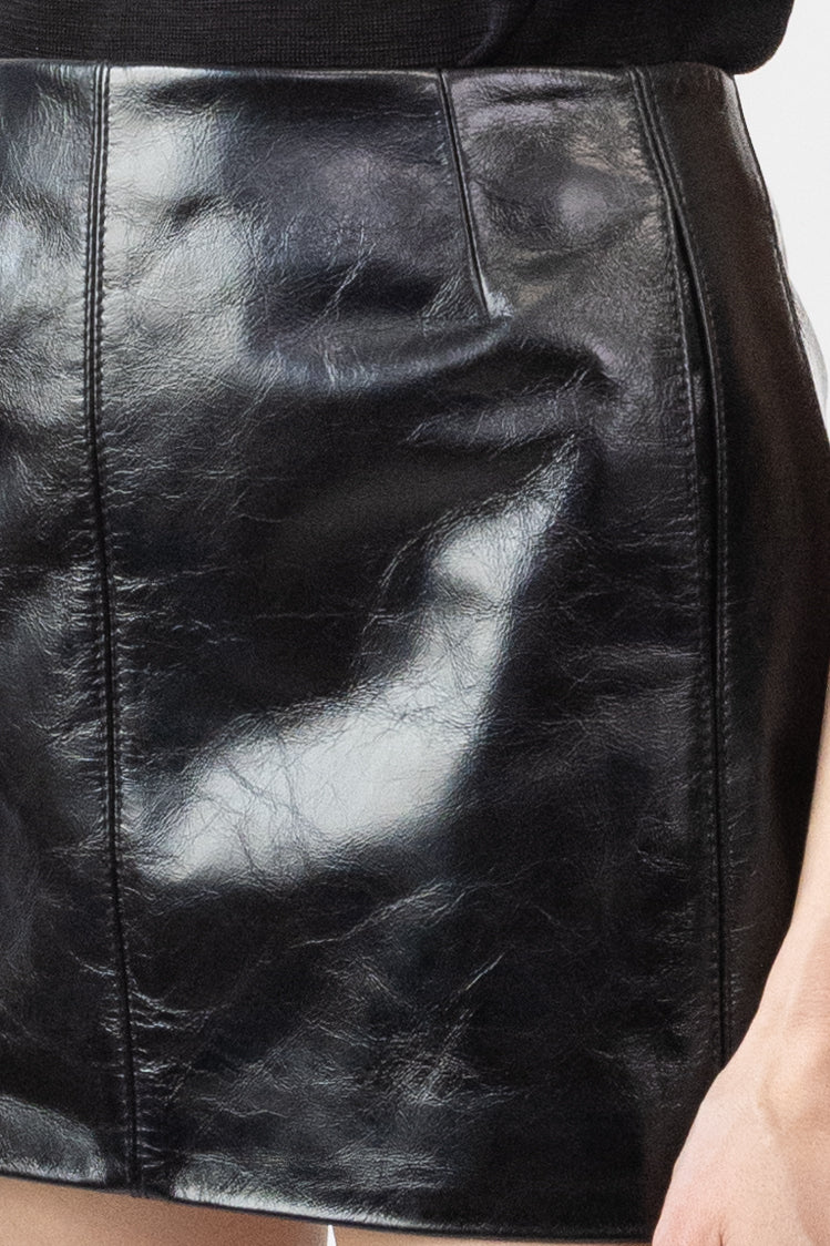 Mini Skirt in Glazed Cow