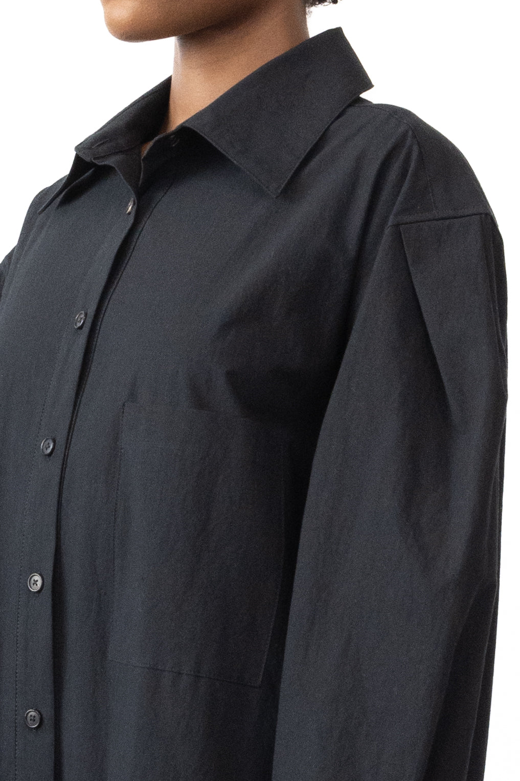 Oversize Shirt Dress in Poplin