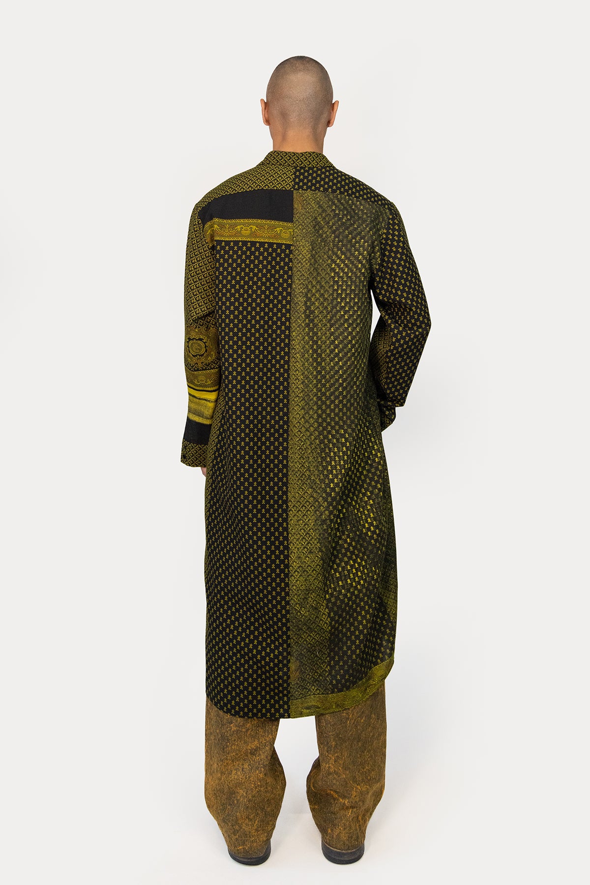 Relaxed Tunic in Reclaimed Wool Shawl