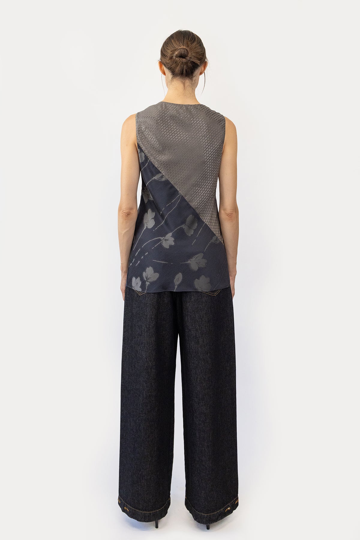 Tank in Bias Silk Combo