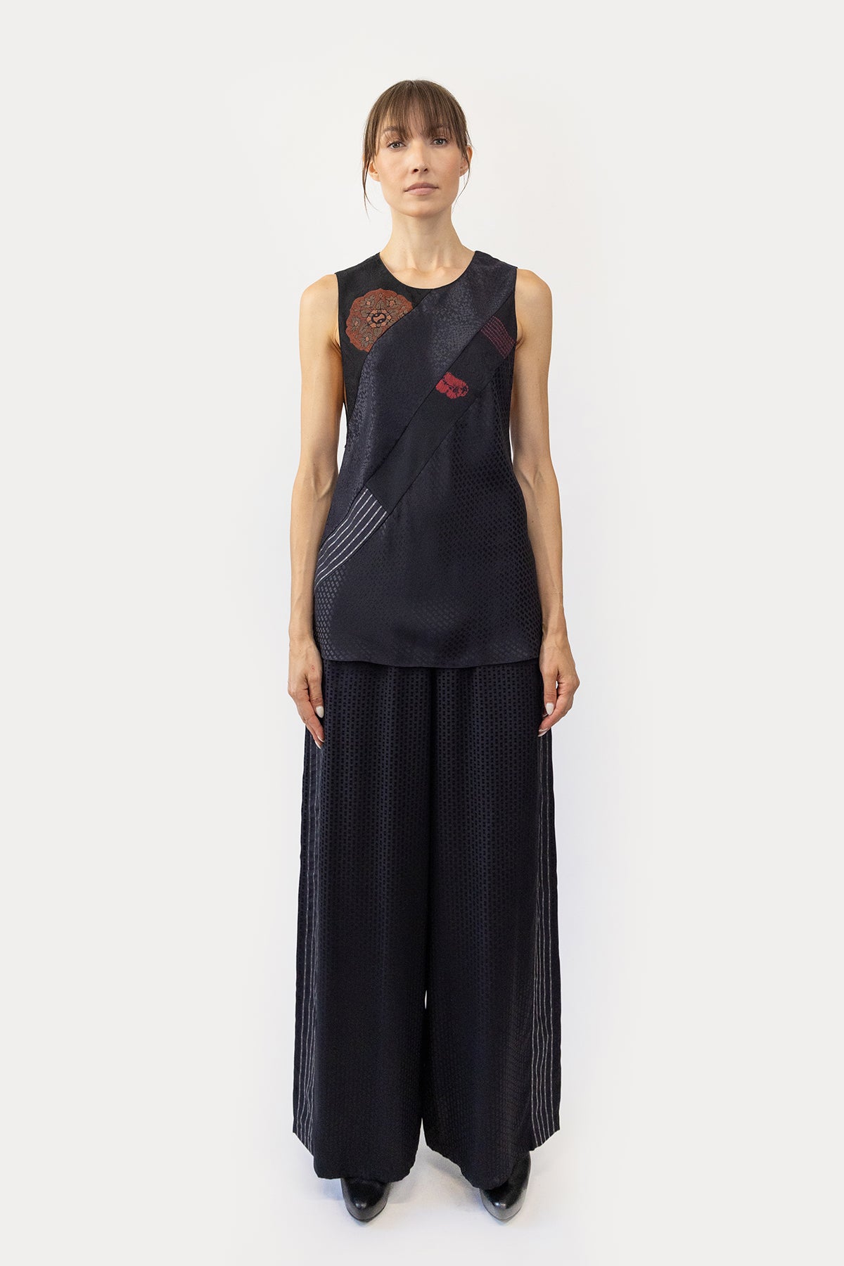 Tank in Bias Silk Combo