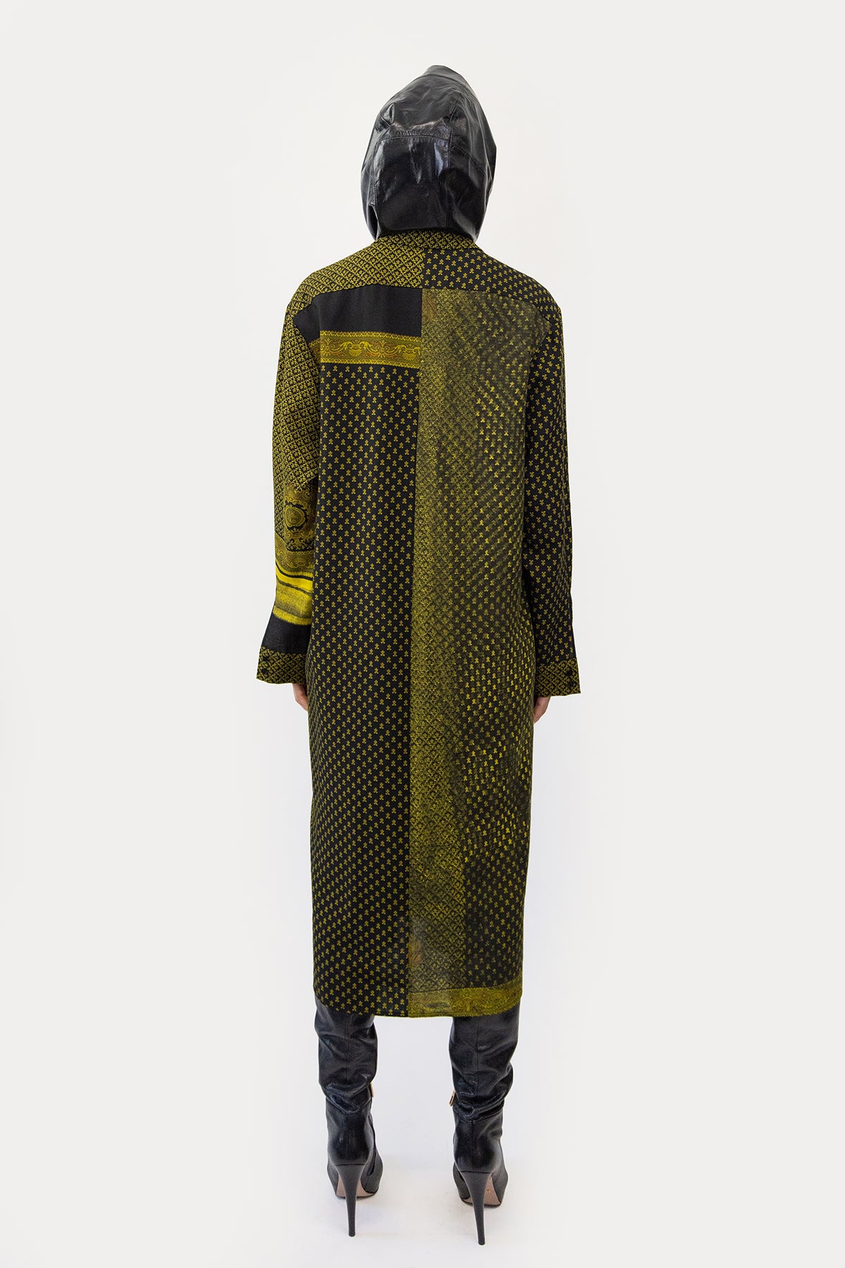 Relaxed Tunic in Reclaimed Wool Shawl
