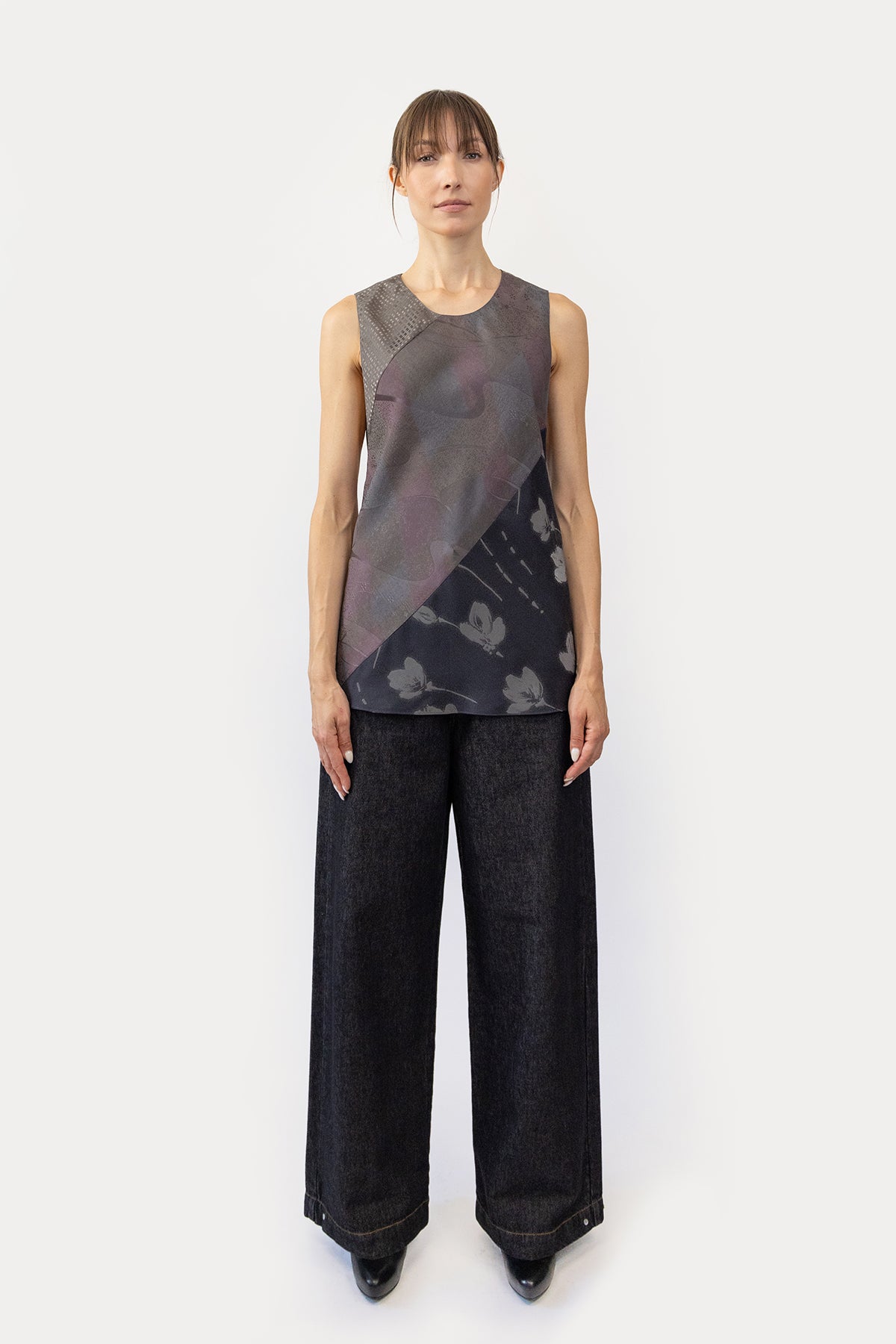Tank in Bias Silk Combo