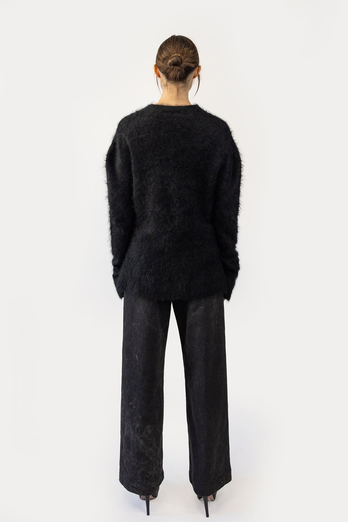 Sweater in Washed Cashmere