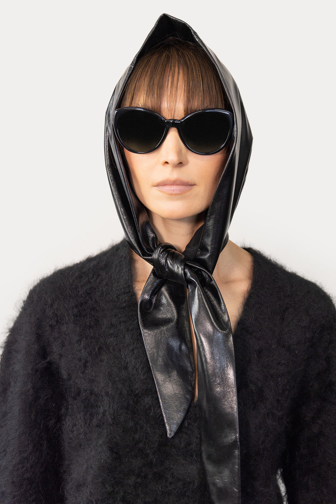 Head Scarf in Glazed Lamb
