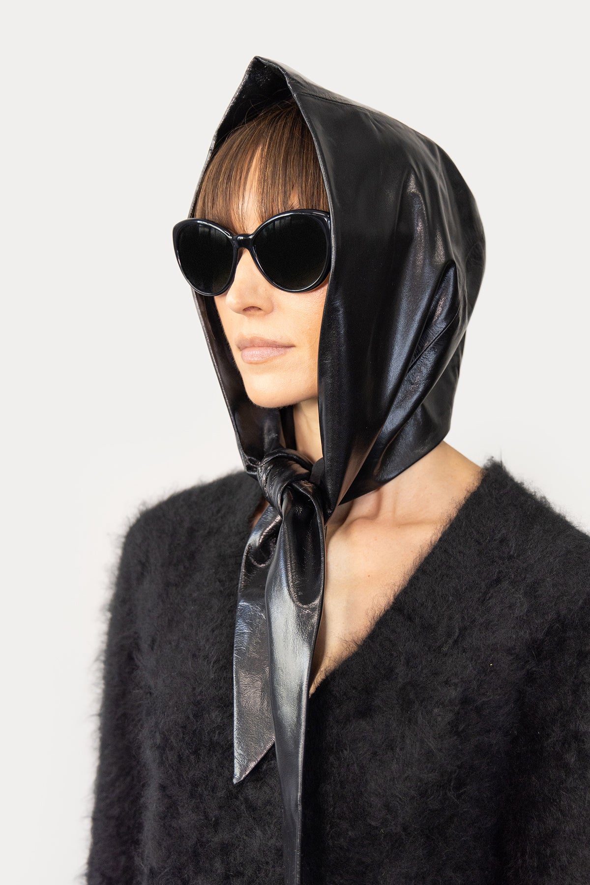 Head Scarf in Glazed Lamb