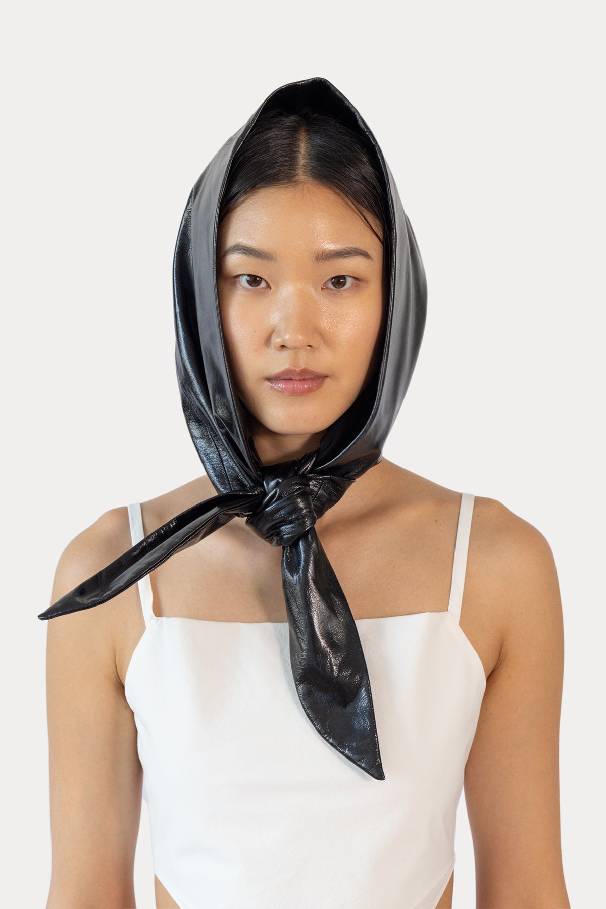 Head Scarf in Glazed Lamb
