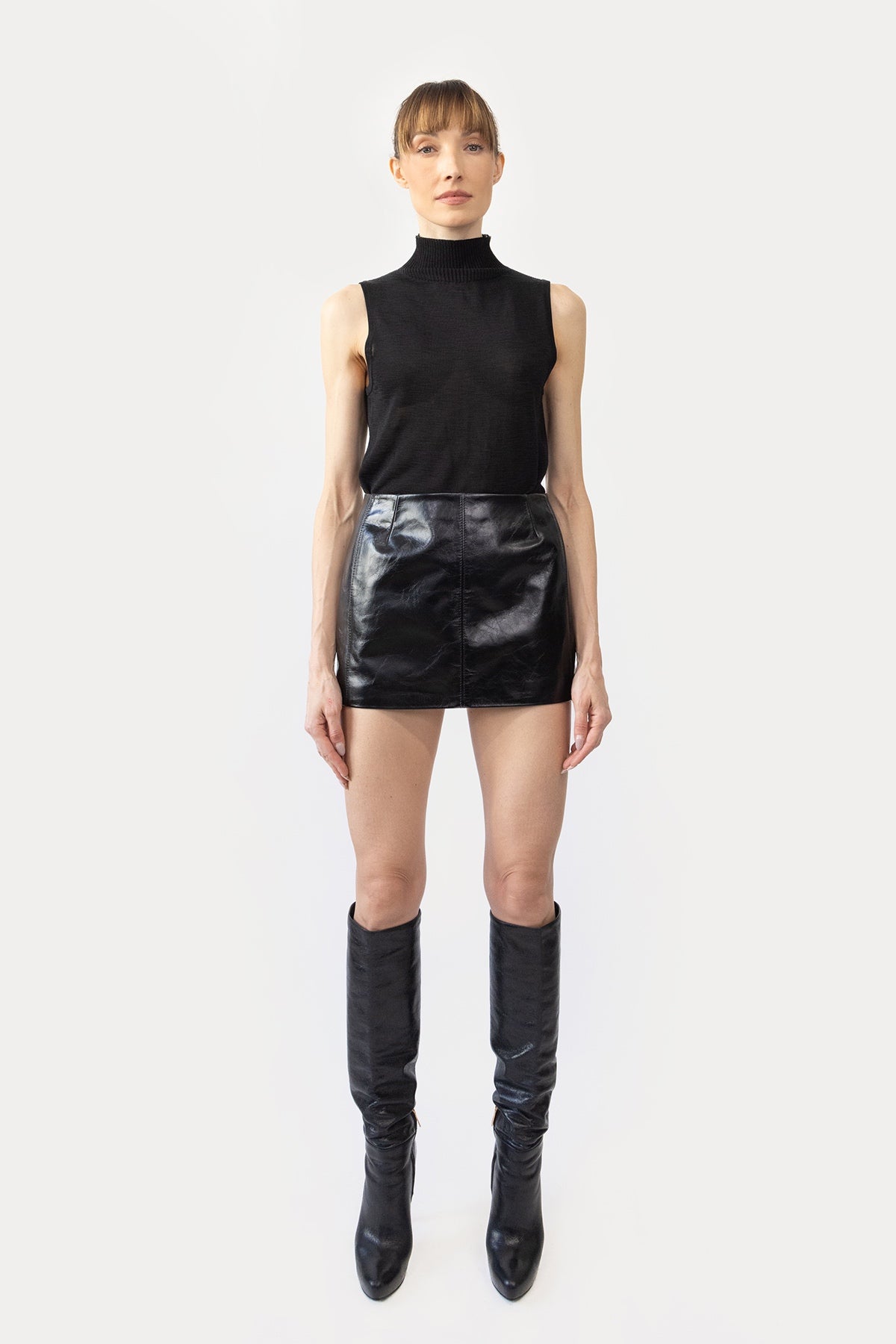 Mini Skirt in Glazed Cow