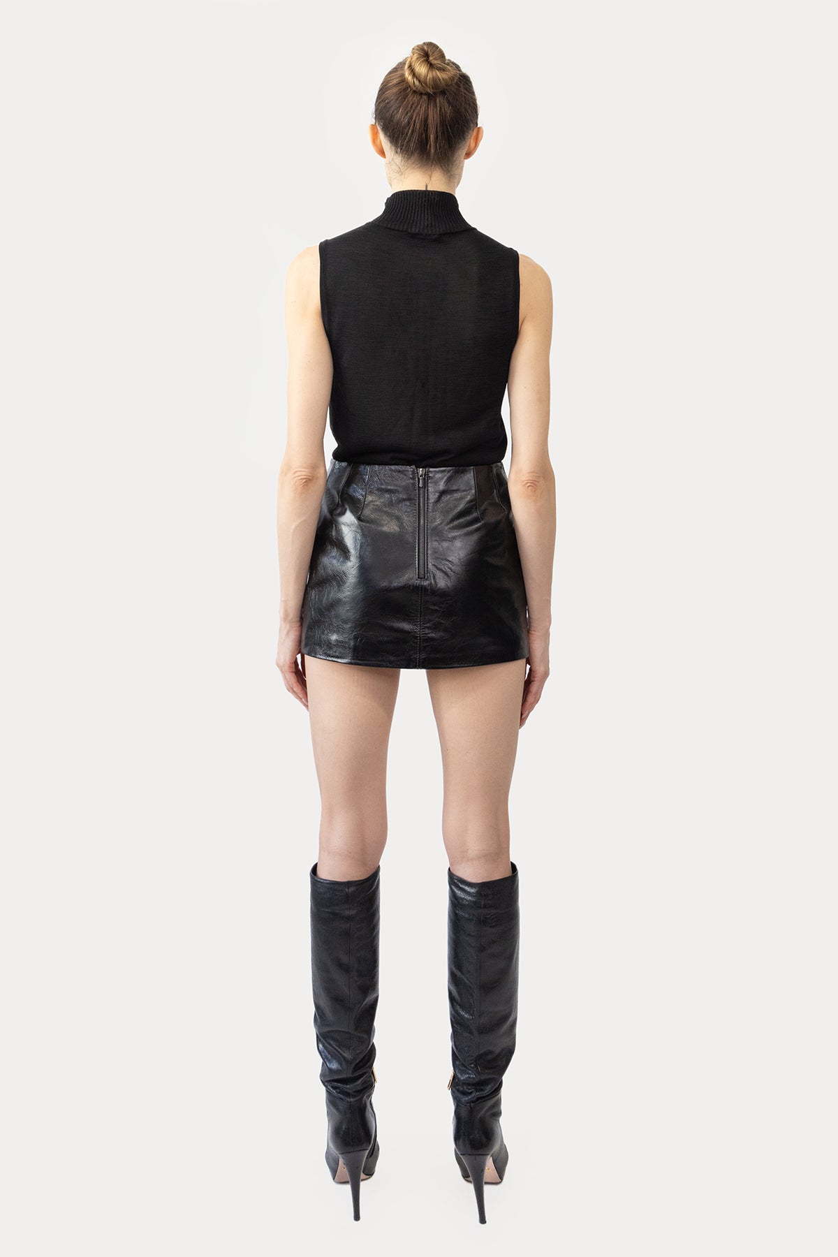Mini Skirt in Glazed Cow