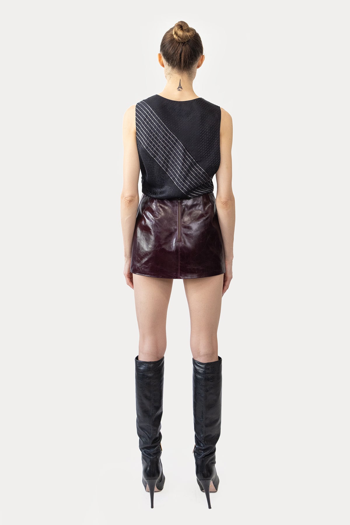 Mini Skirt in Glazed Cow
