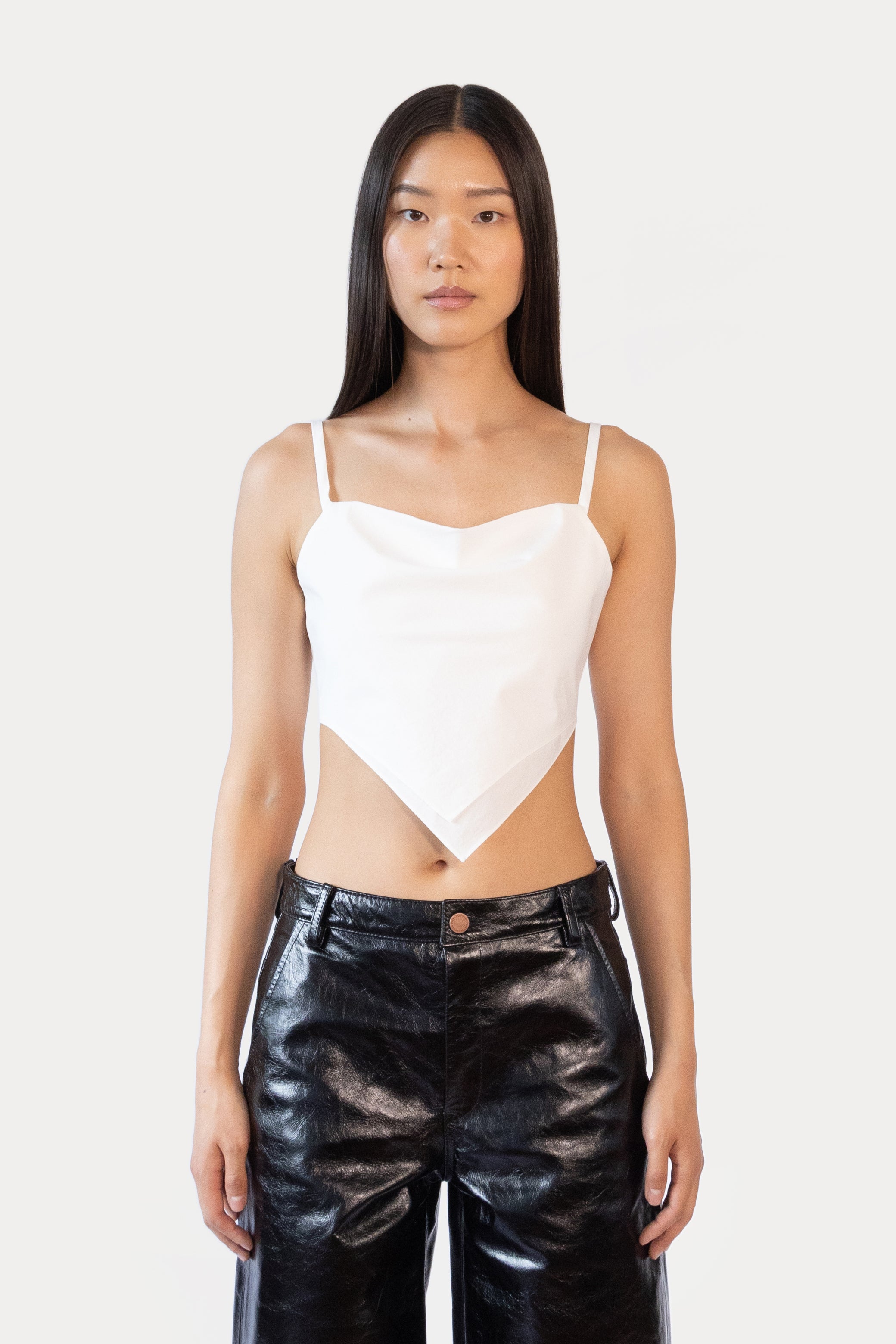 Tie Top in Poplin