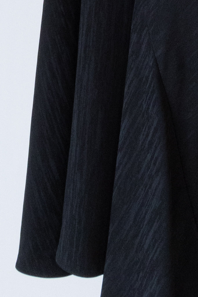 Flared Skirt in Liquid Jacquard