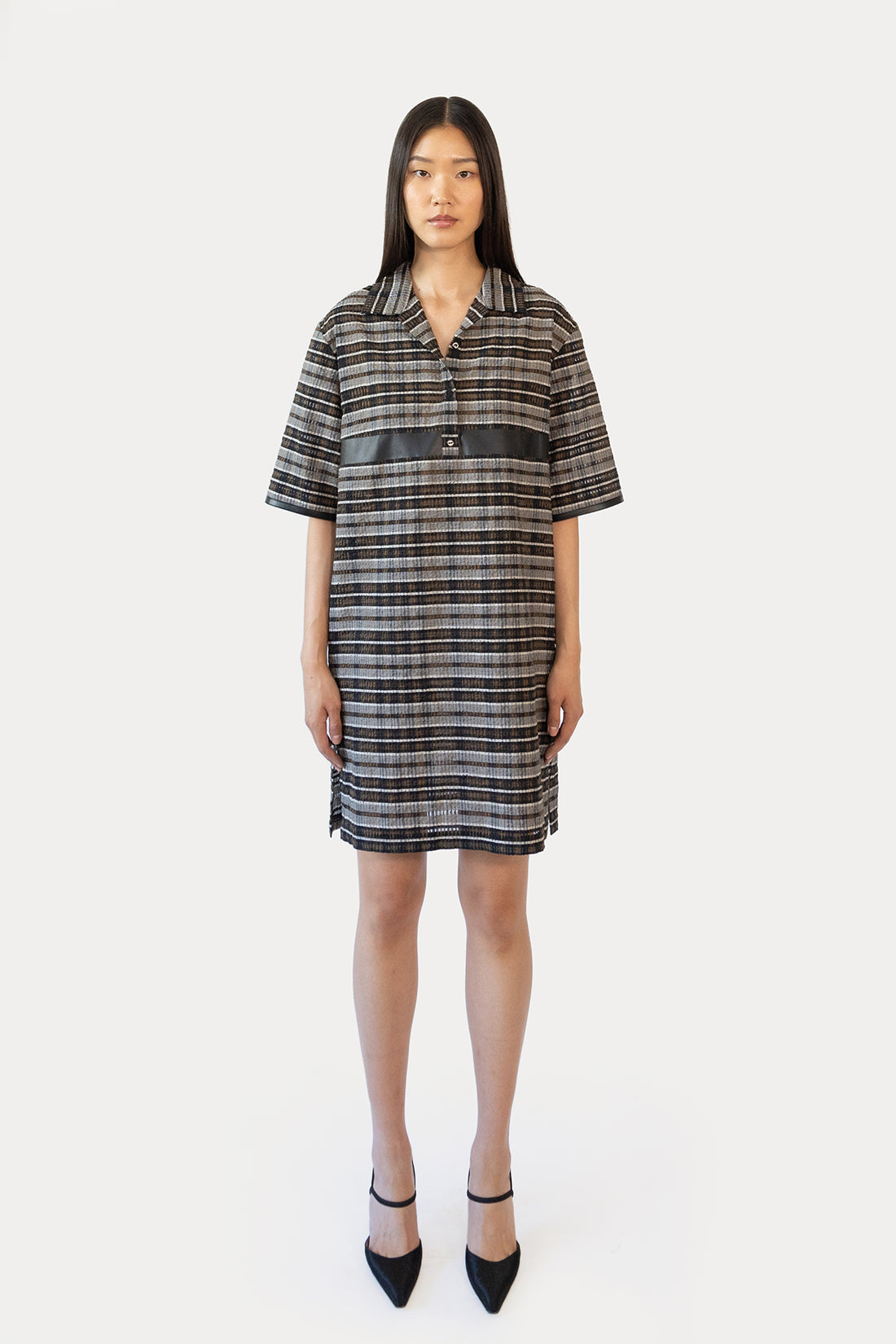 Polo Dress in Plaid