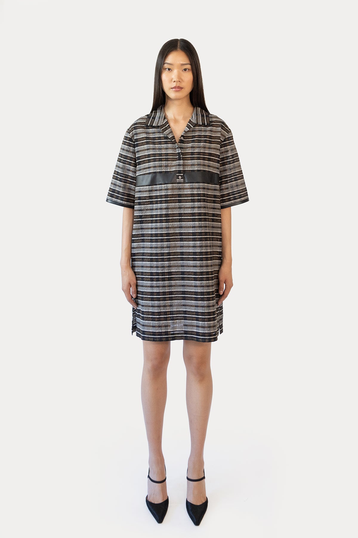 Polo Dress in Plaid