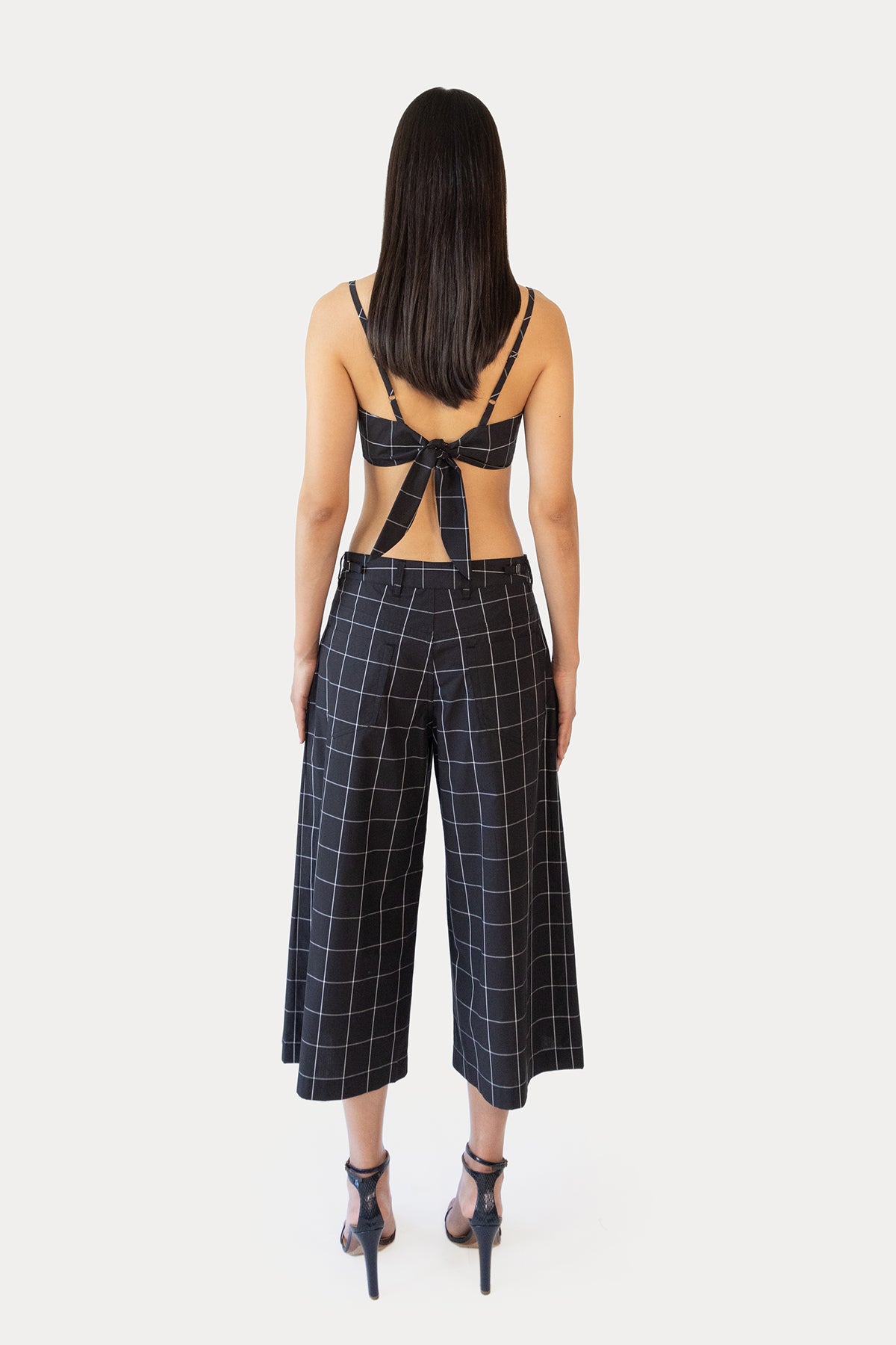 Pleated Boy Short in Plaid